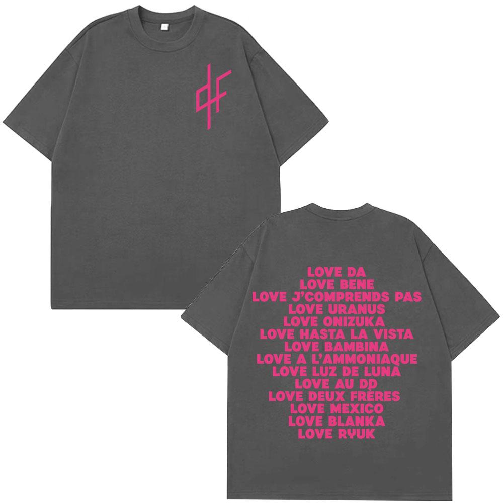 I Love PNL Fashion Graphic Print Harajuku Tshirt Unisex Women Hip Hop Short Sleeve Aesthetic Trend of Loose Casual Cotton T Shirts