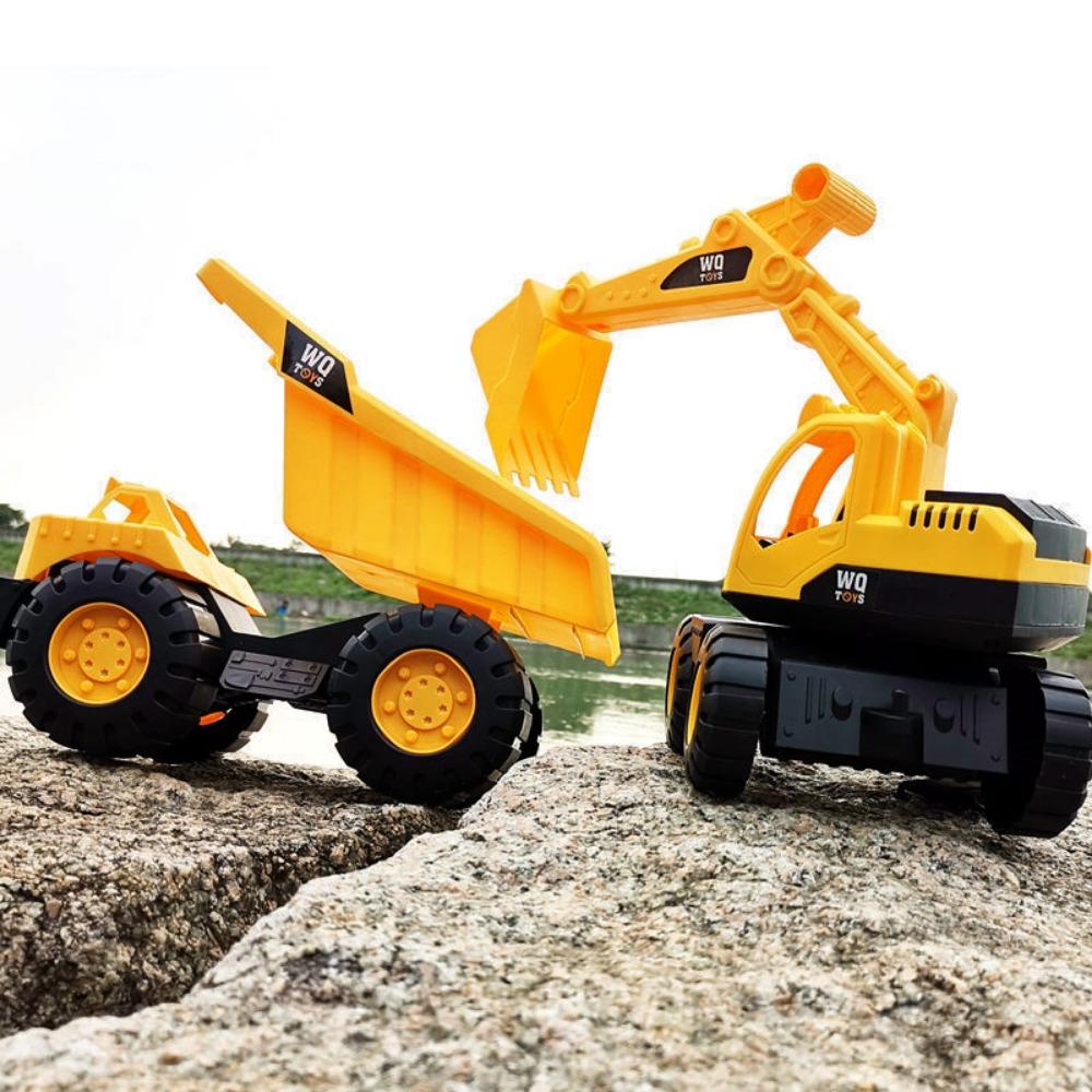 Plastic Construction Truck Toy Glide Way Forward Beach Digger New Early Education Kids Toys