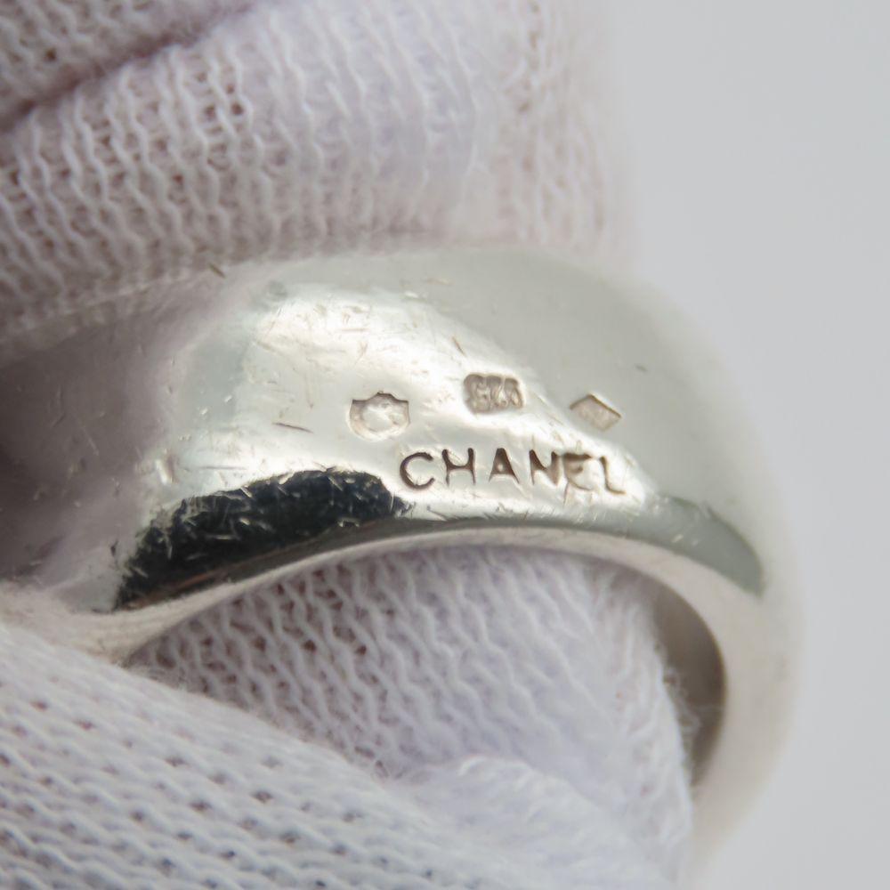 Used CHANEL Ring EU#51 Silver925 17.6g Silver Accessories