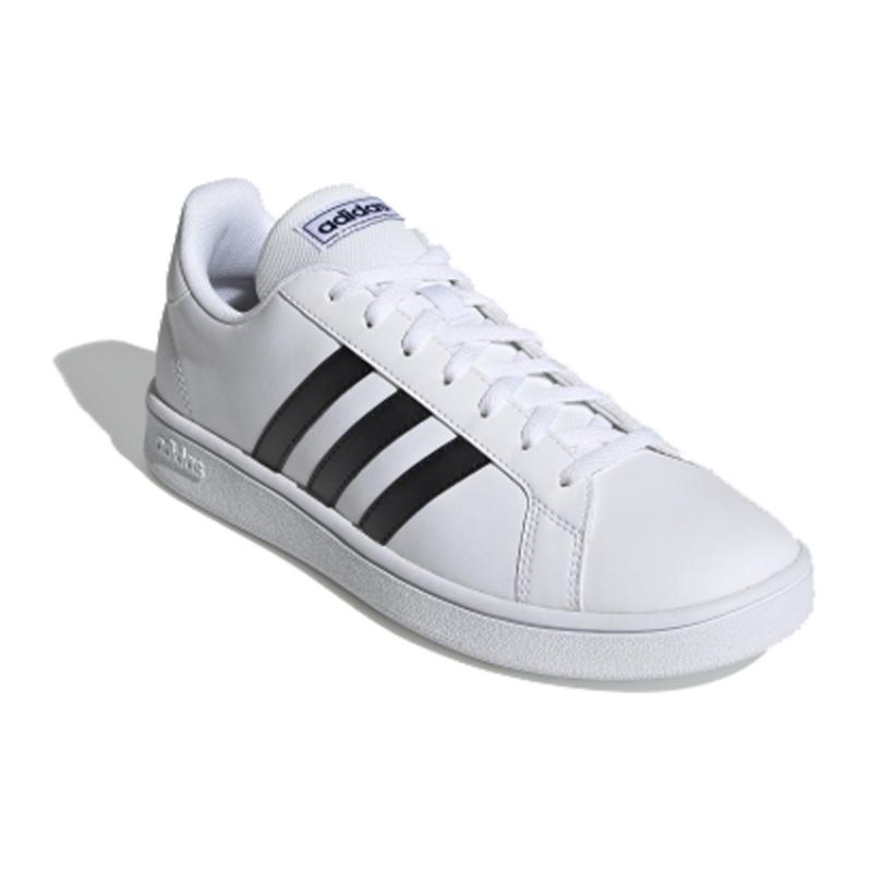Adidas Grand Court Base 'White Black' Sneakers EE7904