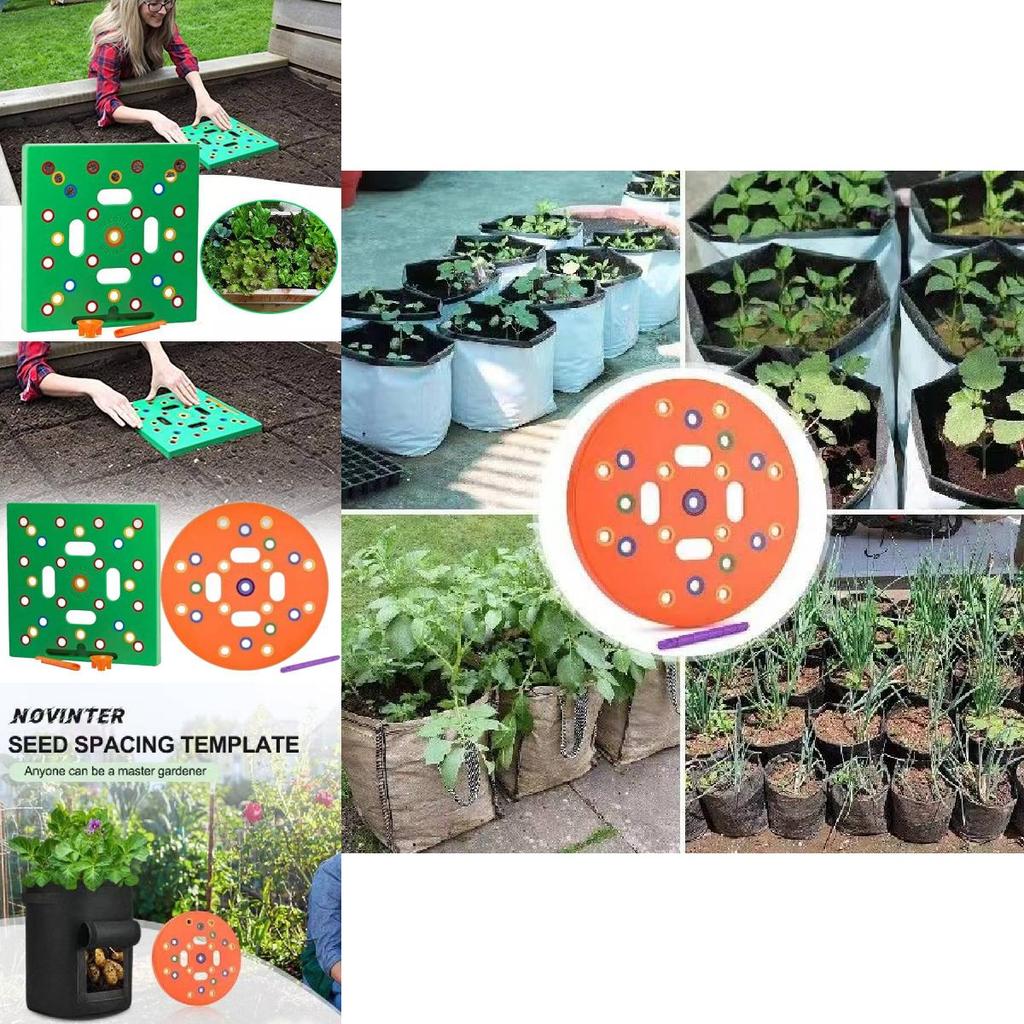 Wszechstronny zestaw okrągłych szablonów do sadzenia dla wydajnego ogrodnictwa z wytrzymałym tworzywem sztucznym