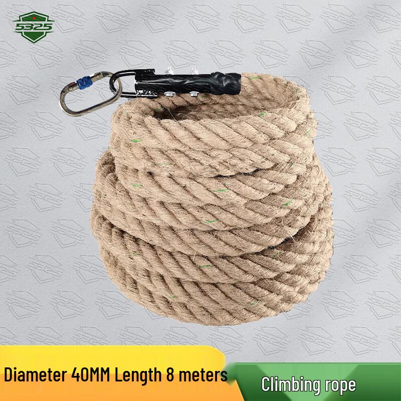 5325 Fitness Hemp Climbing Rope
