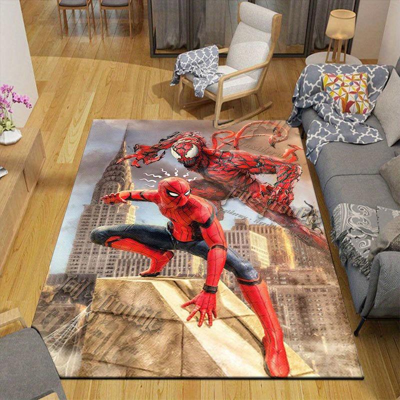 1ks Disney Spiderman Vzor Koberec Plošný koberec Protiskluzový Koberec Ručně omyvatelný Podložka pod nohy Vhodný do Obývacího pokoje Ložnice Domácí dekorace