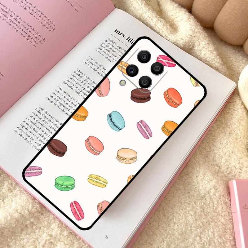 Macarons Cake Dessert Case For Samsung Galaxy M32 M52 M15 M11 M12 M13 M14 M06 M16 M36 M56 M31 M53 M35 M55 M34 M54