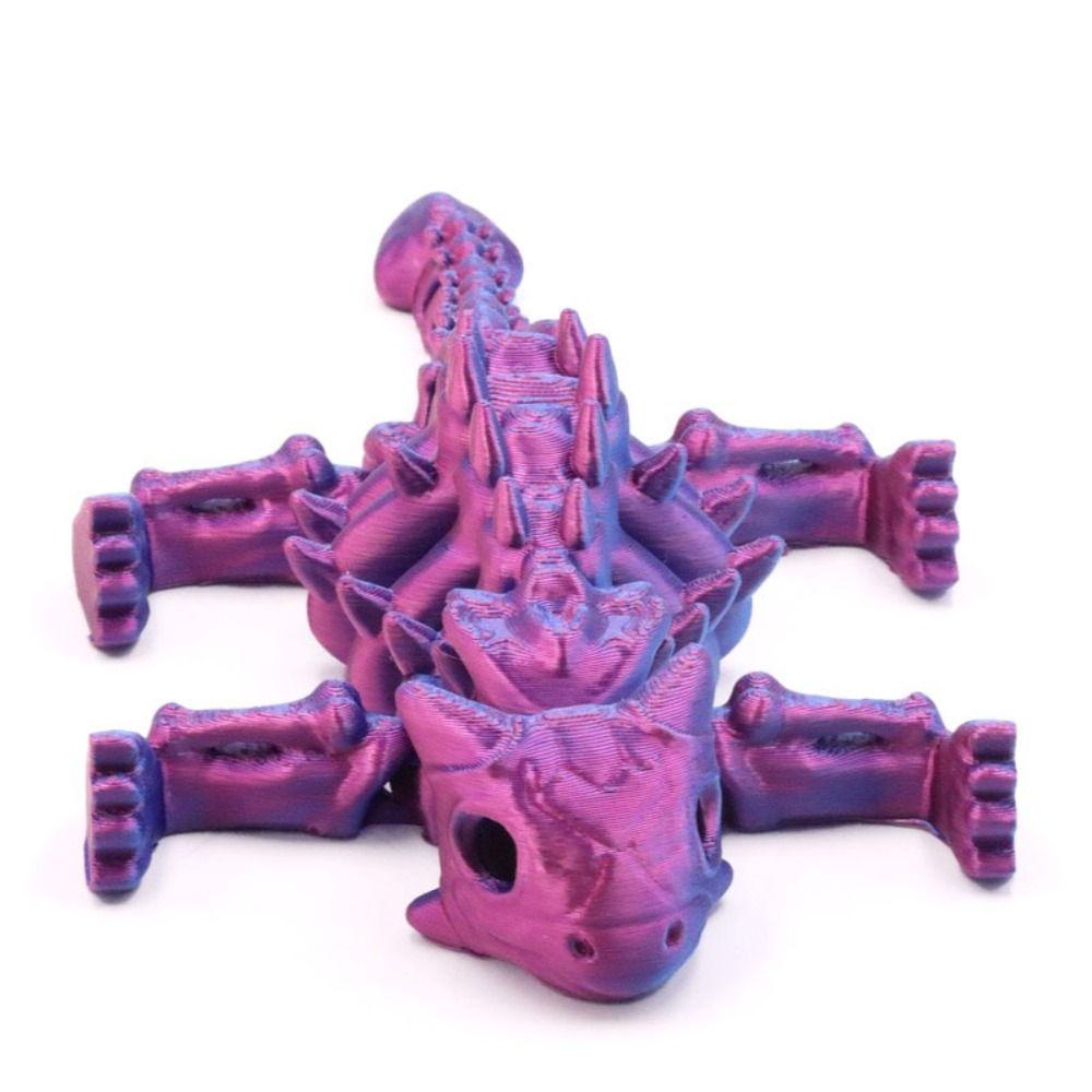 Handmad 3D Printed Dinosaur Action Figures Statue Dinosaur Miniatures Figurine  Children Toys