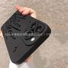 Minimalist premium black floral design suitable for iPhone 16 Pro Max case 11, iPhone 15, new model 17/14/13