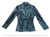 AL KHALID Handmade Genuine Lambskin Leather Black Women's Blazer Designer Formal Casual