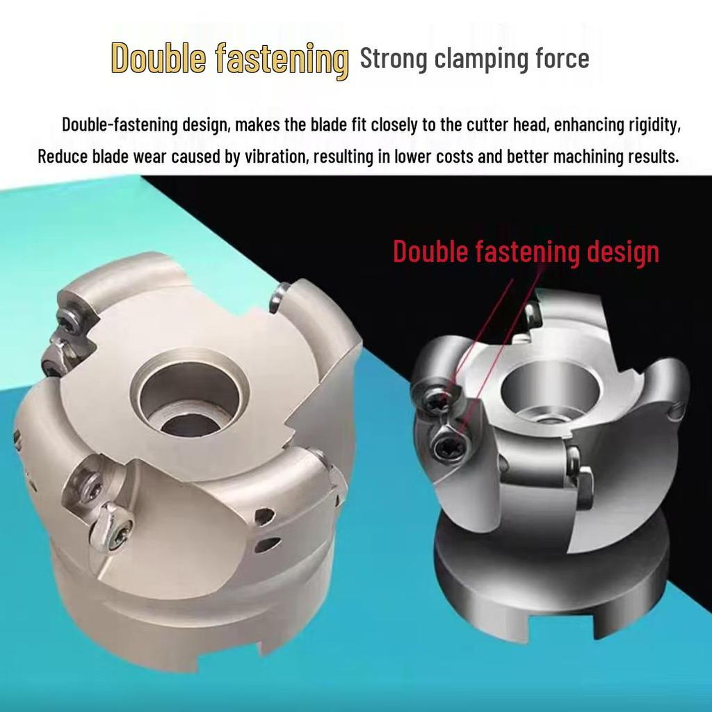 EMR Face Milling Round Nose CNC Tool Holder BT40 R5 Extended Cutter Head
