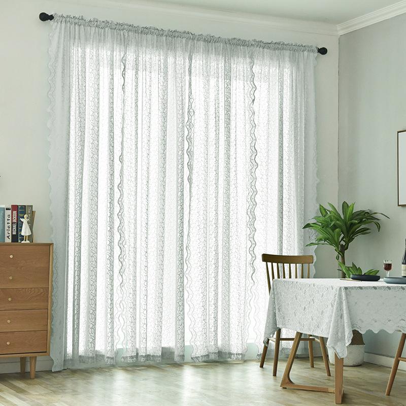 Lace Curtain Finished Screen Curtain, Coffee Shop Hotel Finished Window Screen