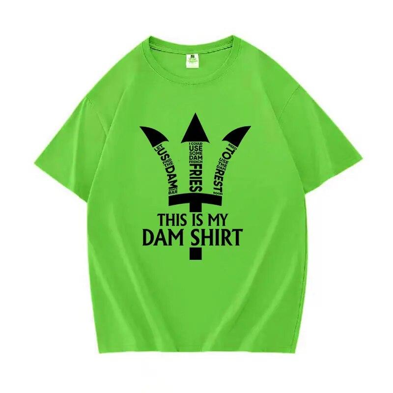 This Is My DAM Percy Jackson Graphic T Shirt Unisex Fashion O-Neck Clothing T-shirts Unisex Casual 100% Cotton Oversized T-shirt