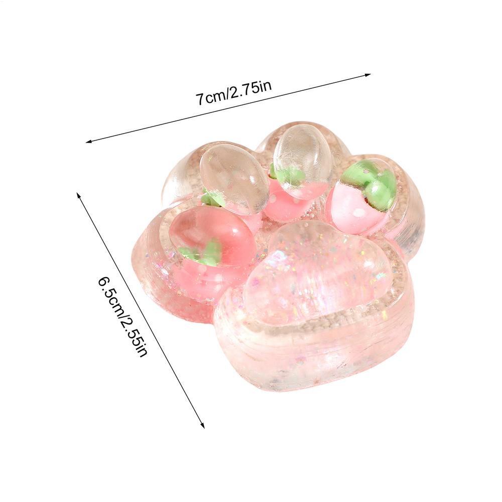 

Игрушка-антистресс в виде кошачьей лапки, милая, мягкая, липкая, для сжимания, для снятия стресса, сенсорная игрушка
