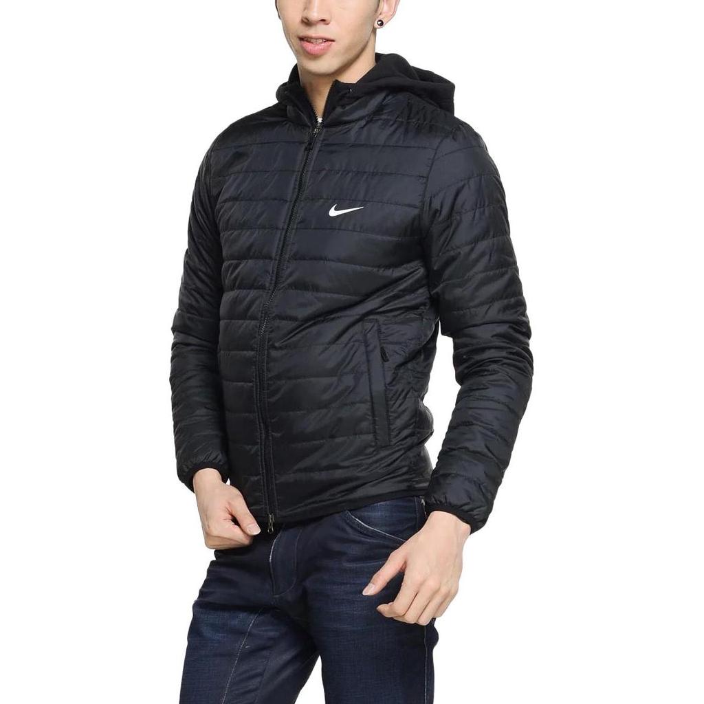 New Nike Sports Life Collection Puffer Jackets Men's Black 484526-010