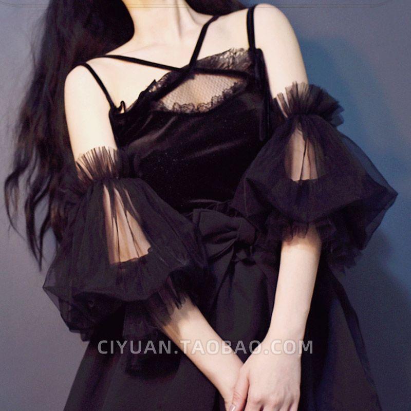 

Cos Ретро Королевская Марля Субкультура Лолита White All yards