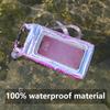Multi-Use Holographic Waterproof Dry Bag Touchscreen Window Cross Body Bag for Beach Pool Kayaking & Outdoor Activities