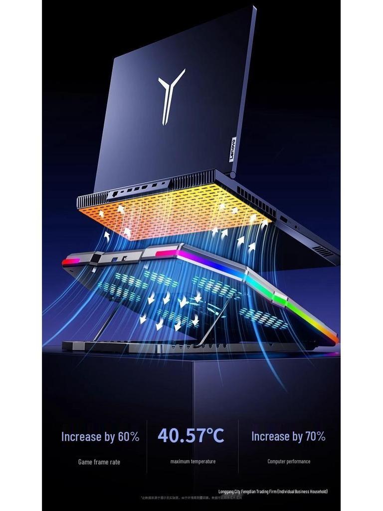 Premium Dual System Gaming Laptop Cooler with Semiconductor Technology