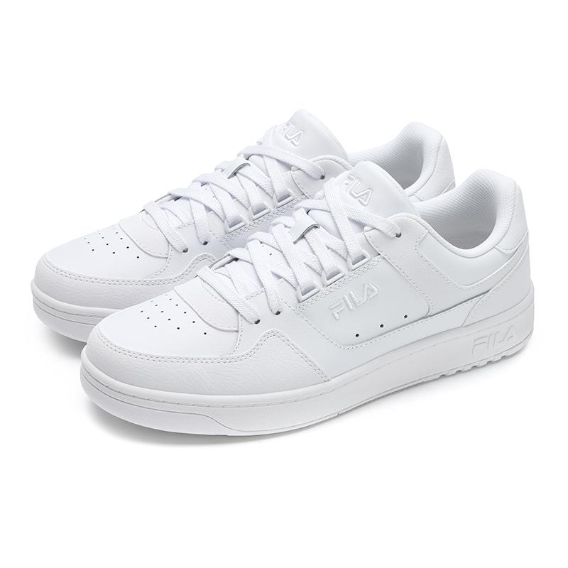 New FILA Targa Abrasion Resistant Low Top Skateboard Shoes Men's White F12M512210FWT