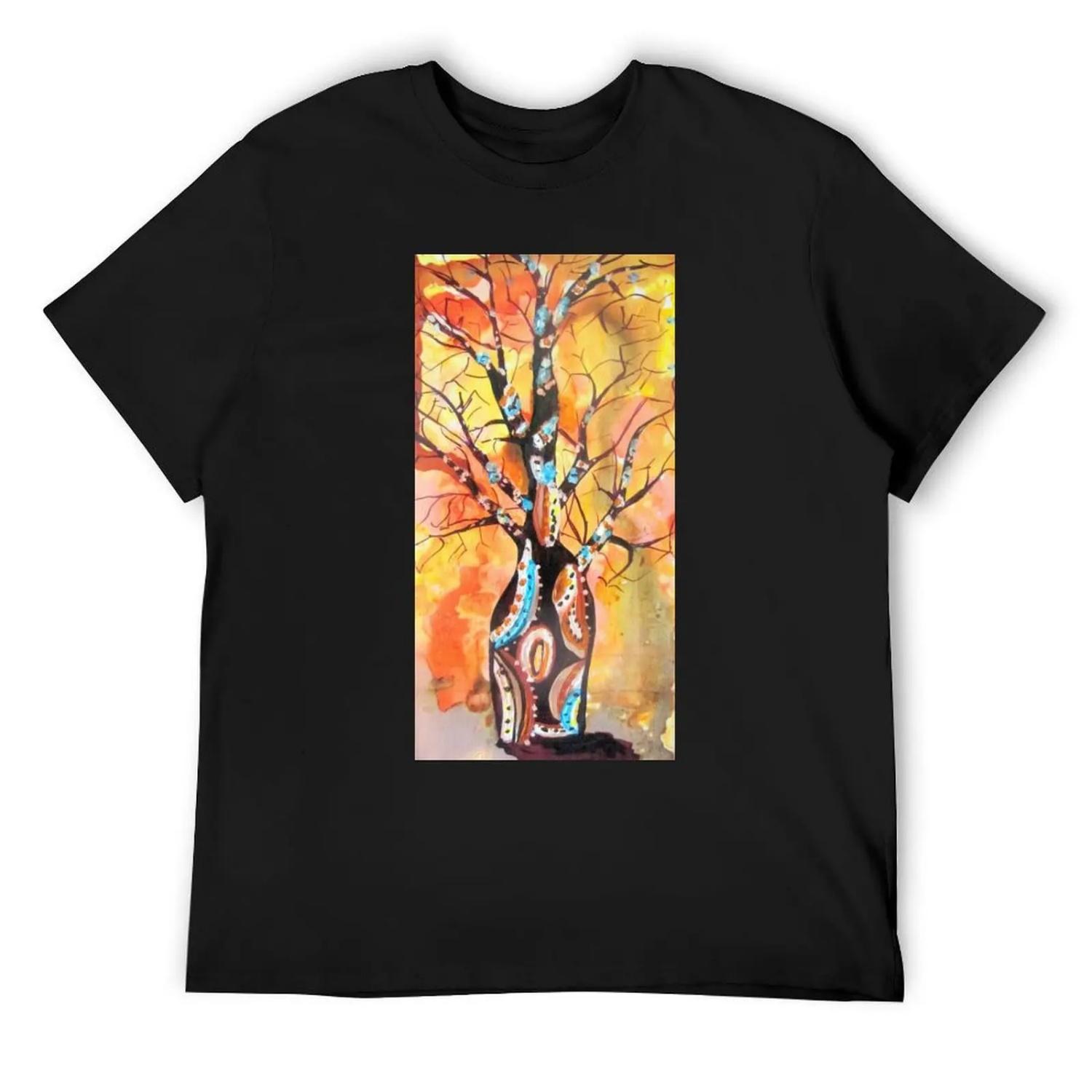Boab Tree T-Shirt vintage custom t shirt baggy shirts customs men graphic t shirts S