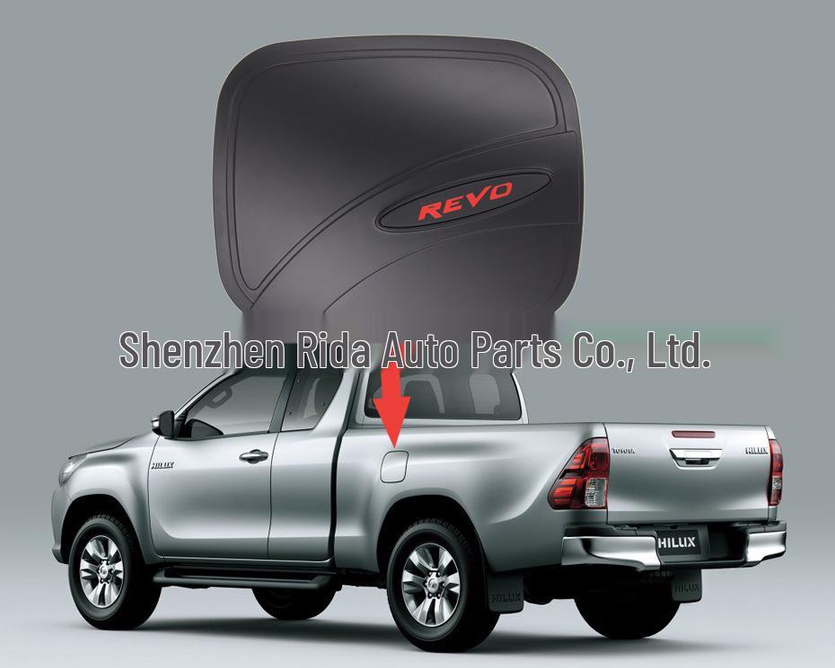 Toyota Hilux 2021+ Low-Spec REVO Full Set Matte Black Handle & Lampshade Kit