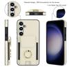 Ring Leather Wallet Card Phone Case for Samsung Galaxy S25 Edge S24 Ultra S23 Plus S22 S21 FE Note 20 10 Flip Stand Cover