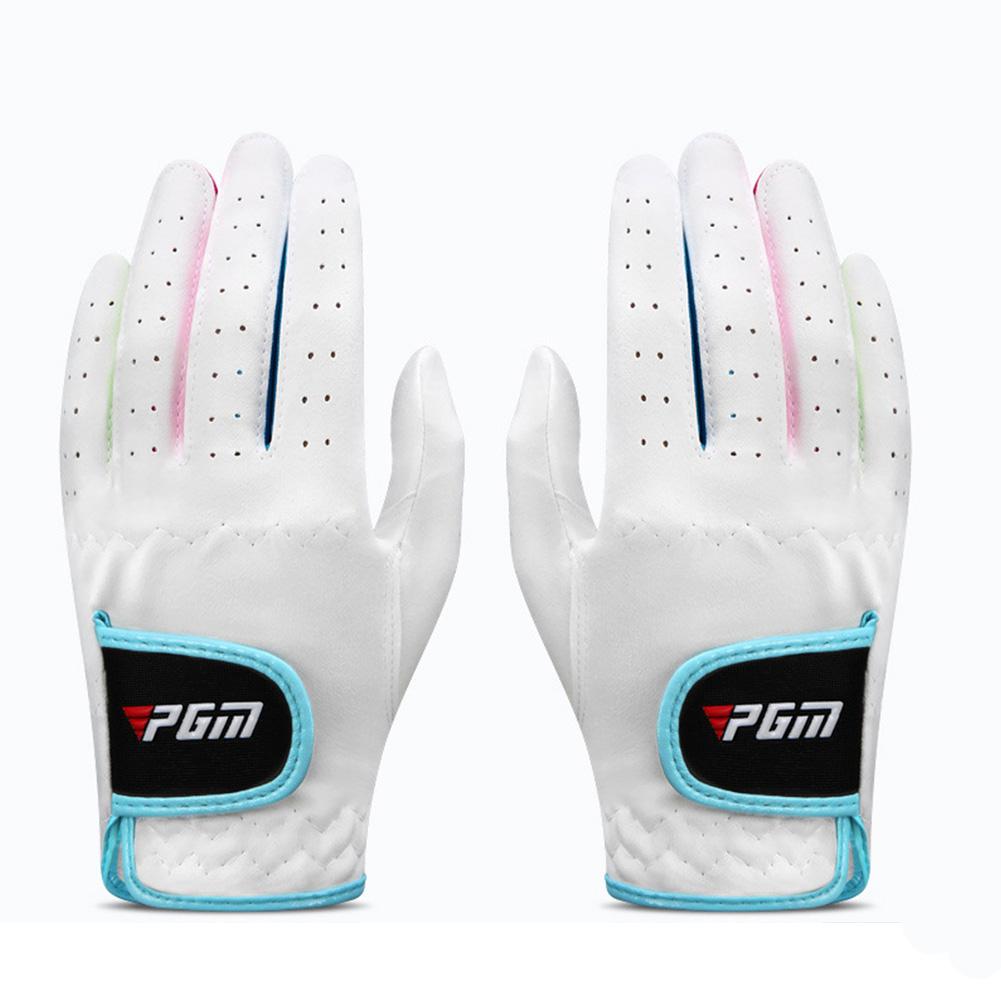 1Pair PGM Authentic Men's Golf Gloves Breathable Leather Sheepskin Left Hand Anti-skid Beginner Practice Accessories