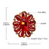 Blume Kristall Korsagennadel Damen Bekleidungszubehör Bankett Brosche Hochzeitsfeier Schmuck Geschenke