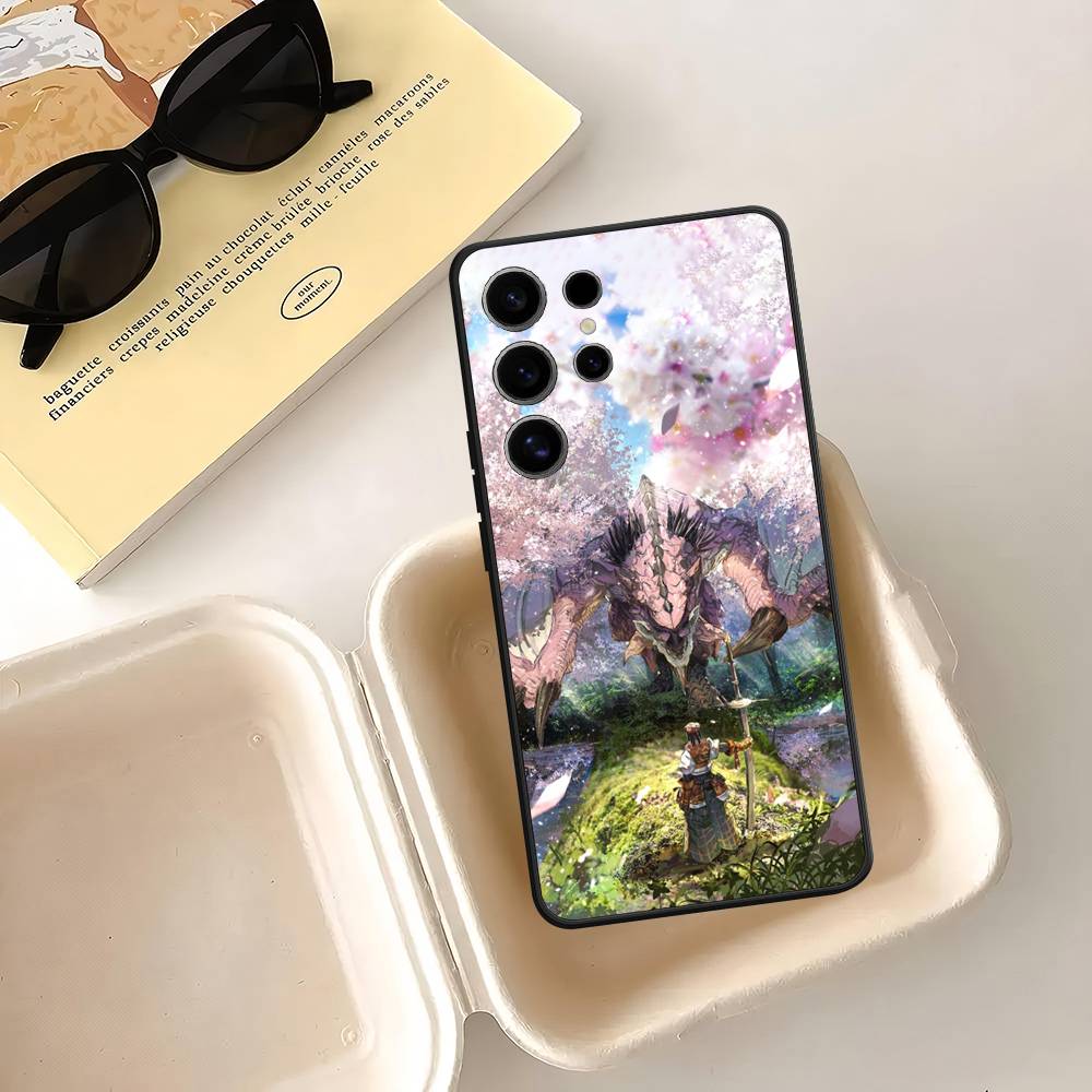 Game M-Monster H-Hunter Case For Samsung Galaxy Case S25 S23 S22 S21 S30 S20 S10 Ultra Plus FE TPU Soft Cover