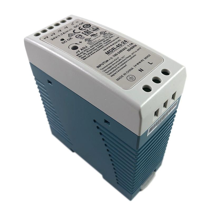 MDR-40 40W Single Output 5V 12V 24VDC Din Rail Switching Power Supply 85-264VAC/120-370VDC Input