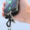 For Galaxy A17 4 In 1 Short Type C Keychain Lanyard Data Cables With LED Display,Braided PD Fast Charging Cord