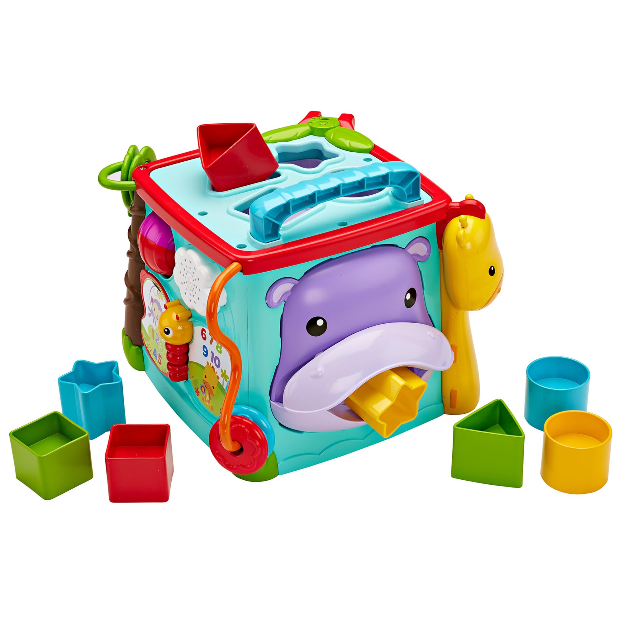 

Двуязычная обучающая коробка Fisher-Price [От 6 месяцев] [Образовательная, английский и иностранные языки] [Подарок] DNY97
