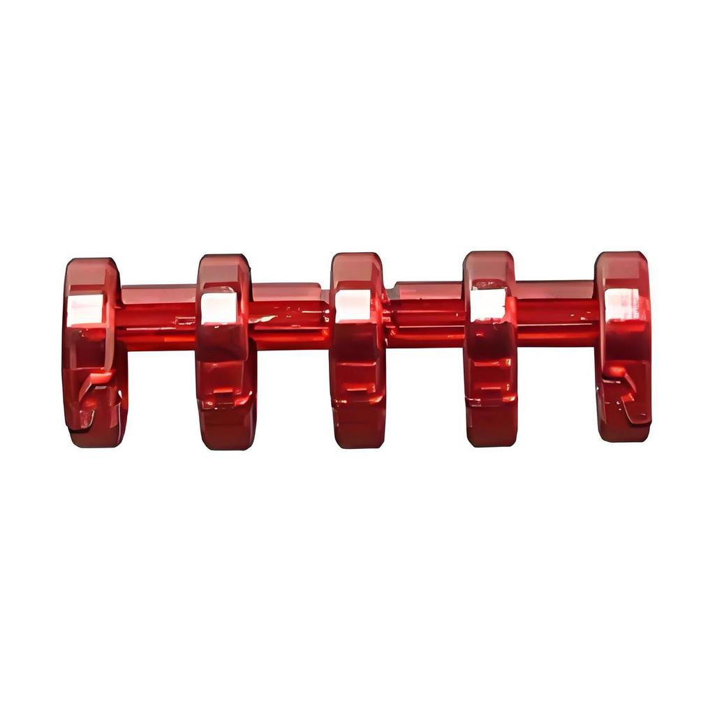 Colorful Large-Capacity 5-Hole Loose-Leaf Ring Binder Clip for DIY Book Binding
