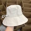 Hat New Sunshade Basin Hat Women's Travel Vacation Cotton and Linen Bucket Hat Summer Versatile Face Small Sun Hat