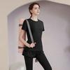 Quick-Dry Breathable Yoga Running Shirt - Short-Sleeved, Round Neck, Fitness Training Top