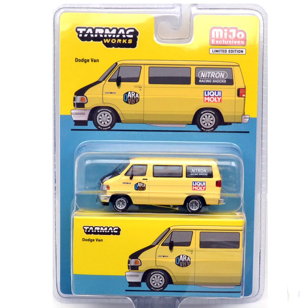 

MiJo Exclusive 1/64 Tarmac Works - Dodge Van (Yellow) белый