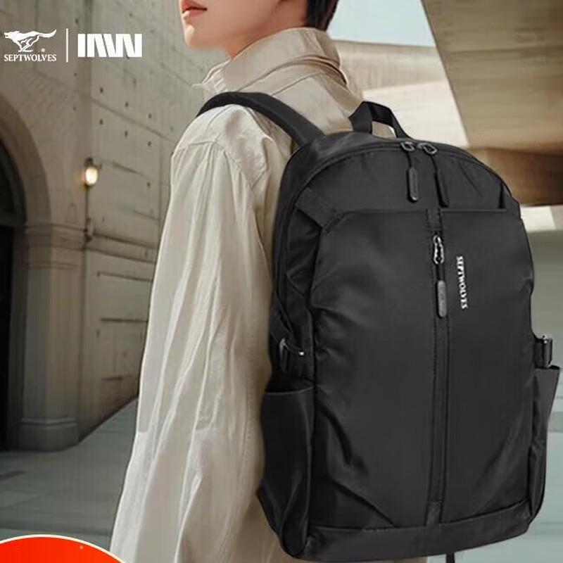 SEPTWOLVES Men s Anti-Splash 17-inch Laptop Backpack