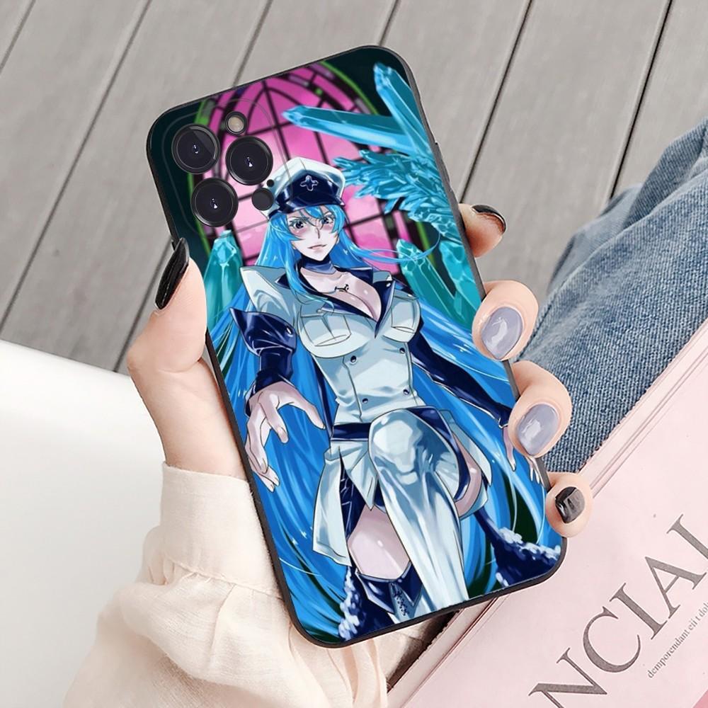Akame Ga Kill Esdeath Phone Case For iPhone 15 14 11 12 13 Mini Pro XS Max Cover 6 7 8 Plus X XR SE 2020 Funda Shell