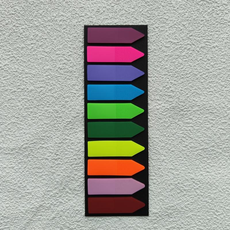 200pcs Self-adhesive Sticky Note Colorful PET Notepad Books Page Marker Label Index Sticker Bookmark Stationery Memo Pad