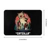 Catzilla Cat Japanese Art Doormat Non-Slip Entrance Kitchen Bath Door Floor Mats  Garage Carpet Rug