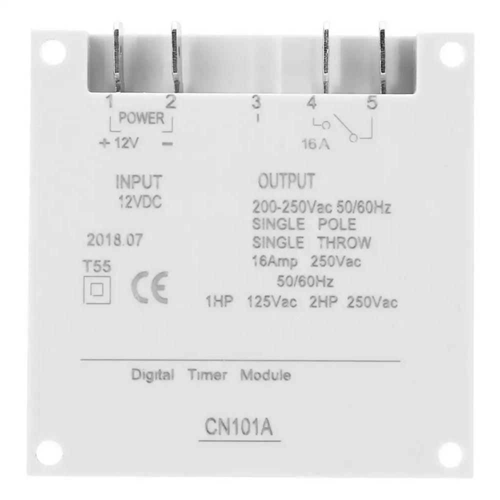 12V24V220V CN101A Timer Switch Built-in Rechargeable Battery Relay Power Time Controller  Billboard