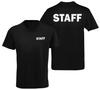 Cheavyweight Streetwear Anime Simple Letter Printed "Staff" Uniform Summer Cotton O-Neck Short Sleeve Mens T Shirt New S-5XL