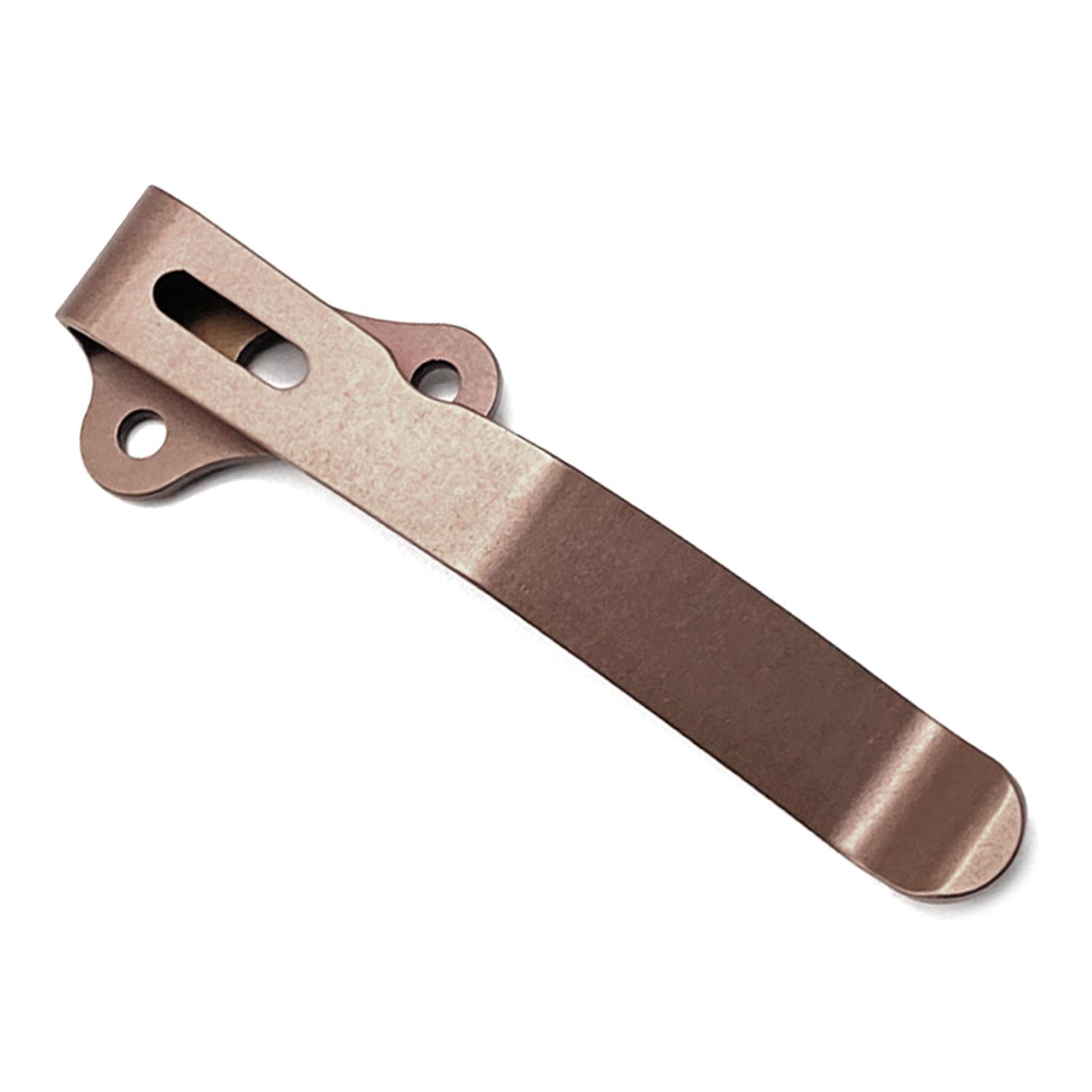 

Ambidextrous Cutter Clip Replacement Accessories Lightweight with 3 Screws Suitable for Everyday Carry Easy Installation червоний