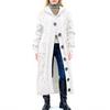 Women's Loose Button Pocket Cable Knitted Mid-length Coat