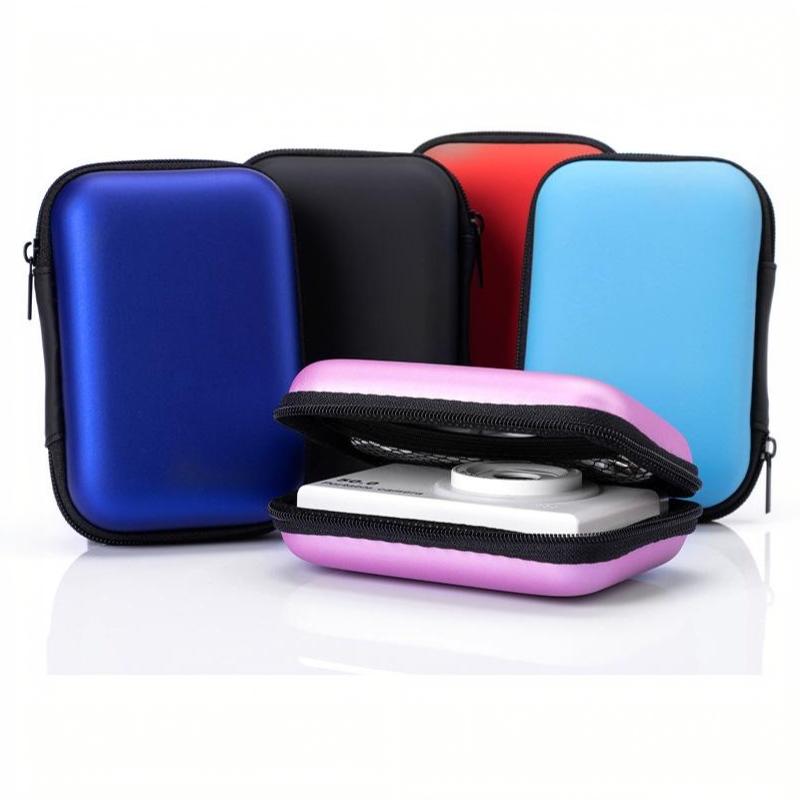 Hard Eva Storage Case With Shockproof Shell And Mesh Pocket For Cameras Cables Earphones And Small Gadgets
