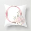 Flower Letter Pillow Soft and Breathable Sofa Car Lumbar Support Office Waist Protection Pillowcase