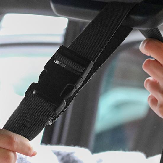 1 Pair Car Fishing Rod Holder 7 Loop Adjustable Heavy Duty Auto Vehicle SUV Truck Wagons Fishing Pole Rack Carrier Belt Storage Fixing Organizer Strap