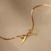 Schleifen-Choker-Halskette Ohrringe Damen Schleifen-Hängeohrringe Lange Quaste Schleifenknoten-Drop-Ohrringe für Hochzeit, Abschlussball, Party Schmuck Geschenke