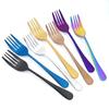 7Pcs Dinnerware Cutlery Set Stainless Steel Portable Kitchen Cake Shovel Service Fork Spoon Colander Spoon Salad Fork Tableware