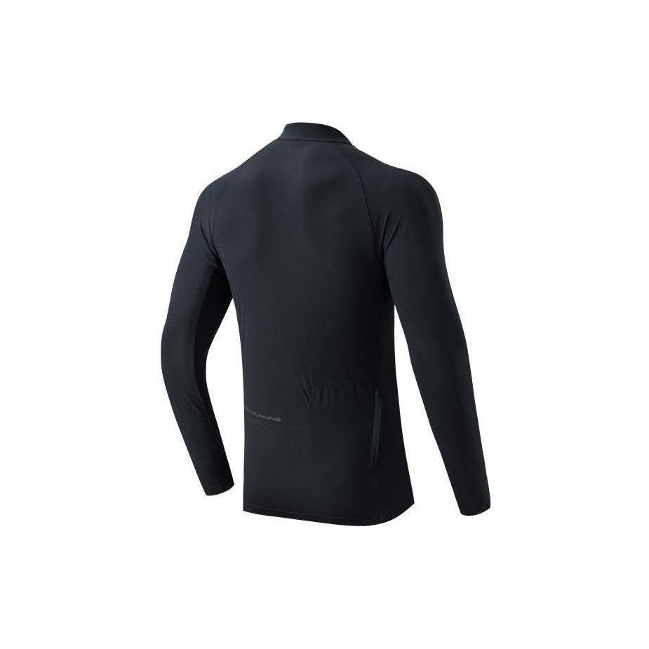 Anta Unifarbenes Sport-Fitness-Top mit halbem Reißverschluss Herren Tops Schwarz 152235403-3