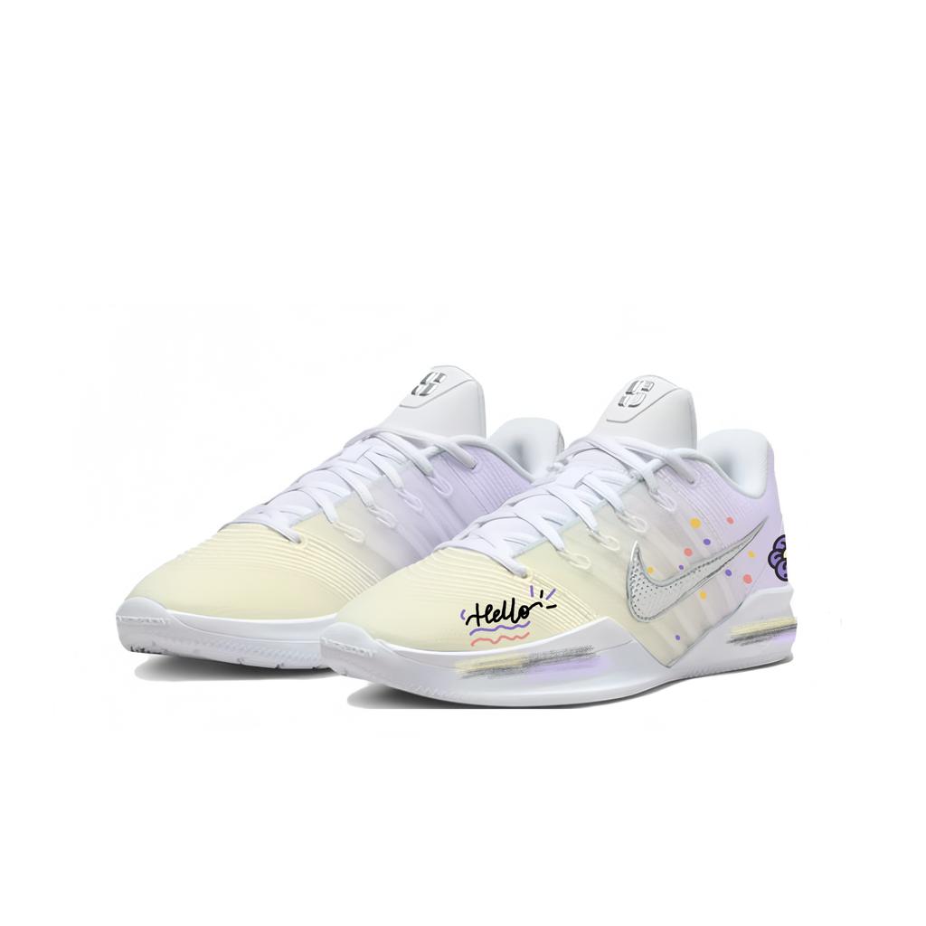Nike Sabrina 3 Cushioning Abrasion Resistant Slip Resistant Low Top Basketball Shoes Unisex Yellow Pink HF2882-101(team1180-)