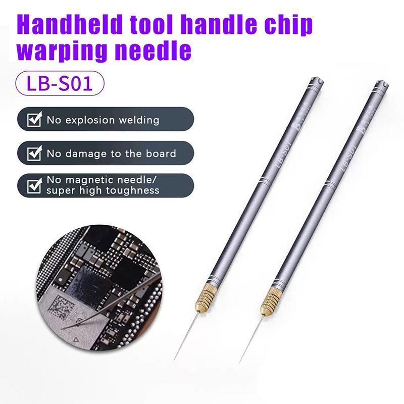 Ultra-Leichter Handgriff für Messer Nichtmagnetische Nadel Präzise Kompakt Sicheres Design Für Elektronik-Chip-Reparatur Handwerkzeug
