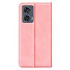 For Motorola Edge 50 Fusion 5G Case PU Leather Wallet Folio Flip Phone Cover
